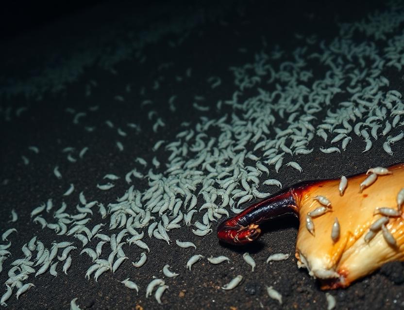 Trench Amphipod Swarm