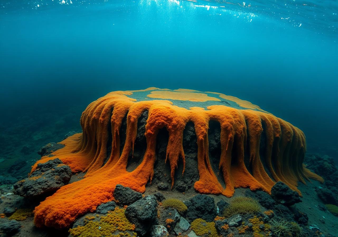 Iron-Oxide Hydrothermal Mounds